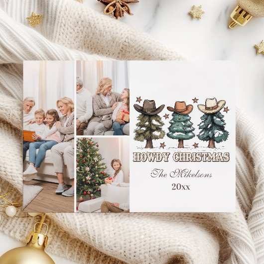 Western Howdy Christmas 3 photo シーズンカード