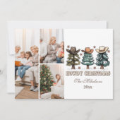 Western Howdy Christmas 3 photo シーズンカード (正面)