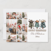 Western Howdy Christmas 9 photo シーズンカード (正面)