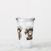 Western Kids Christmas アクリルタンブラー (裏面)