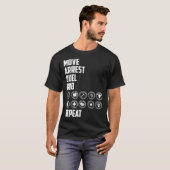 Western Legends Repeat ボードゲーム 服 タブレット Tシャツ (正面フル)