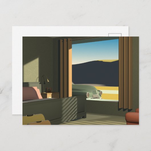 Western Motel ポストカード (正面/裏面)