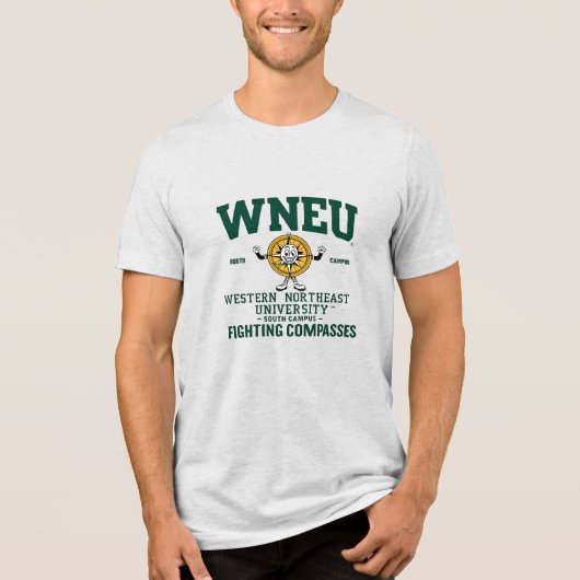 Western Northeast U. - South Campus (Fictional) トライブレンドTシャツ (正面)