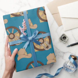 Western Patternマンガ光沢ラッピング紙 ラッピングペーパー