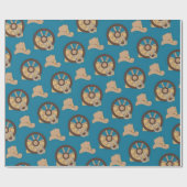 Western Patternマンガ光沢ラッピング紙 ラッピングペーパー (フラット)