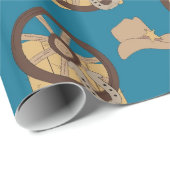 Western Patternマンガ光沢ラッピング紙 ラッピングペーパー (ロールコーナー)