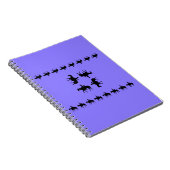 Western Periwinkle - Horseback Silhouettes ノートブック (右側)