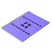 Western Periwinkle - Horseback Silhouettes ノートブック (左側)