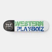 WESTERN PLAYBOIZ / JMT SKATERBOARDS / IPIX スケートボード (横)