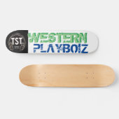 WESTERN PLAYBOIZ / JMT SKATERBOARDS / IPIX スケートボード (横)