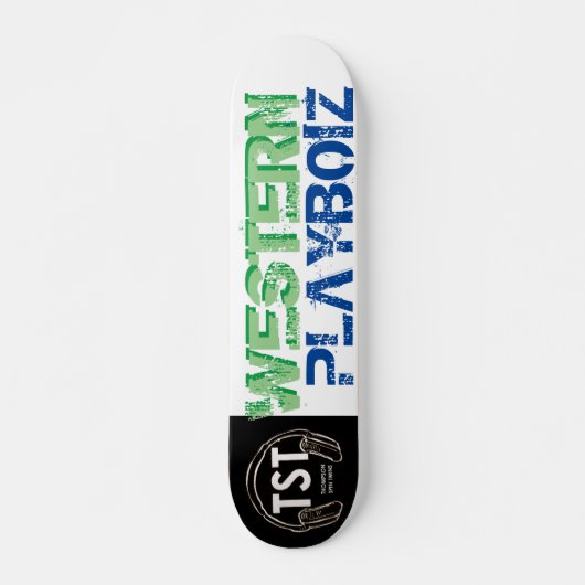WESTERN PLAYBOIZ / JMT SKATERBOARDS / IPIX スケートボード (正面)
