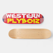WESTERN PLYBOIZ JMT USA スケートボード (横)