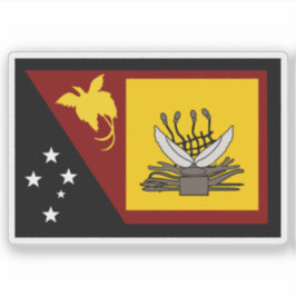 Western Province Province flag, Papua New Guinea シール