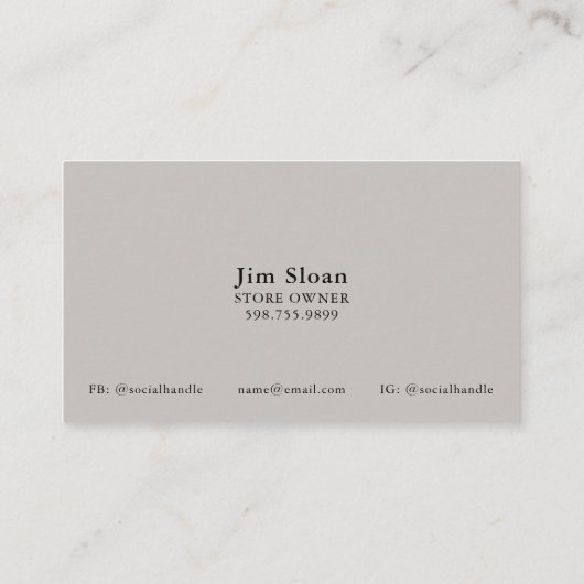 Western QR Code Business Cards 名刺 (裏面)