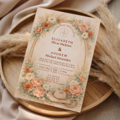 Western Ranch Romance Wedding 招待状