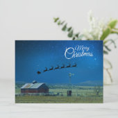 Western Ranch scene with Santa and Reindeer シーズンカード (スタンド正面)