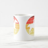 Western Riding Horses Girls Women コーヒーマグカップ (中央)