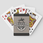 Western Rodeo ADD NAME Old West Steer Roping Roper トランプ (裏面)