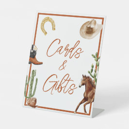 Western Rodeo Boyカード&ギフト 台座サイン