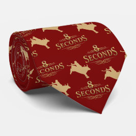 Western Rodeo Bull Riding 8 Seconds  ネクタイ