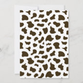 Western Rodeo Cowgirl Second Rodeo 2nd Birthday 招待状 (裏面)