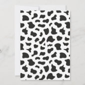 Western Rodeo Cowgirl Second Rodeo 2nd Birthday 招待状 (裏面)