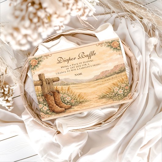 Western Saddle Desert Diapper Raffle  エンクロージャーカード