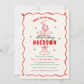 Western Saddle Up Holiday Hoedown Party 招待状 (正面)