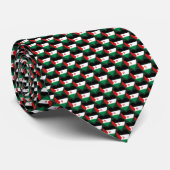 Western Sahara Flag Hearts Tie ネクタイ (ロール)