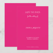 Western Save the Date Cards - ユニーク & エレガント セーブザデート (正面/裏面)