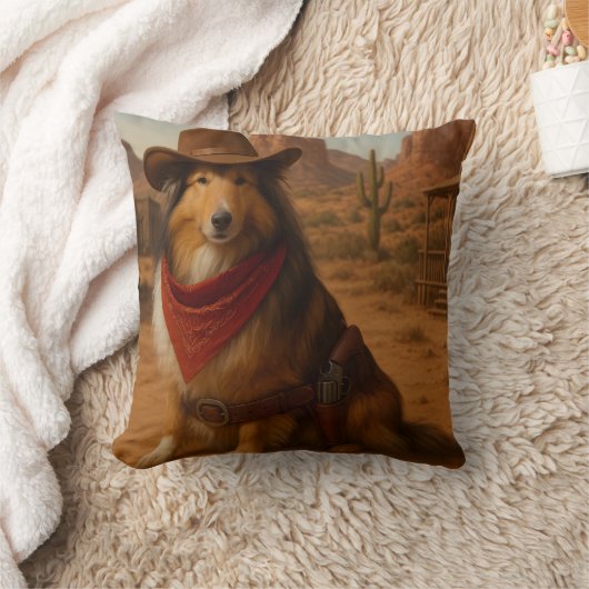 Western Sheltie クッション (ブランケット)