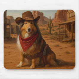 Western Sheltie theme マウスパッド