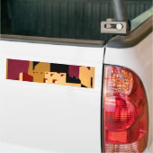 Western Southwest Pueblo WPA National バンパーステッカー (トラック上)