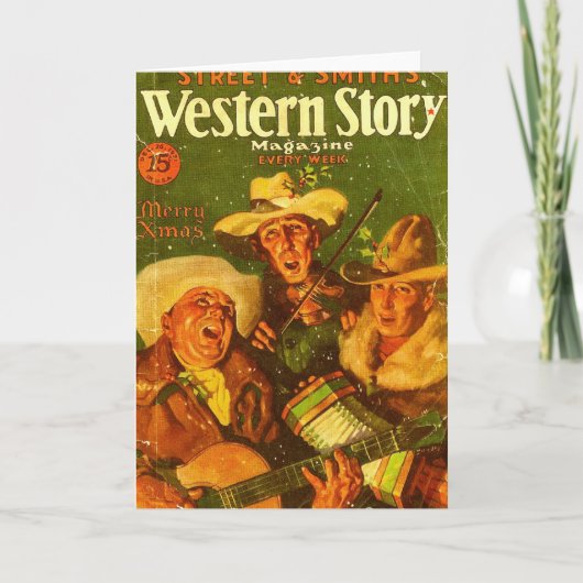 Western Story誌1931年クリスマス シーズンカード (正面)
