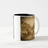Western Style Parchment Mug ツートーンマグカップ (正面右)