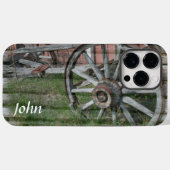 Western Style Rustic Wagon Wheel Case-Mate iPhoneケース (裏面 (横))
