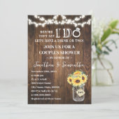 Western Sunflowers Before I do Couples Shower 招待状 (スタンド正面)