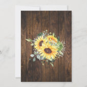 Western Sunflowers We still do Wedding Anniversary 招待状 (裏面)