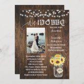 Western Sunflowers We still do Wedding Anniversary 招待状 (正面/裏面)