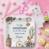 Western Theme Boy Baby Shower ペーパープレート (パーティー)