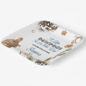 Western Theme Boy Baby Shower ペーパープレート (傾斜あり)