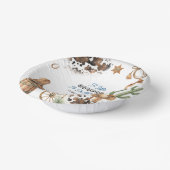 Western Theme Boy Baby Shower ペーパーボウル (傾斜あり)