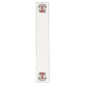 Western Theme Howdy Christmas Cowgirl Boots ロングテーブルランナー (正面)