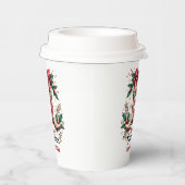 Western Theme Howdy Christmas Cowgirl Boots 紙コップ (右)