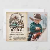 Western This Ain't My First Rodeoの誕生日写真 招待状 (正面)