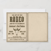 Western This Ain't My First Rodeoの誕生日写真 招待状 (正面)