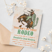 Western This Ain't My First Rodeo 2nd Birthday 招待状