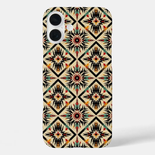 Western tiled pattern lovers Case-Mate iPhoneケース (裏面)