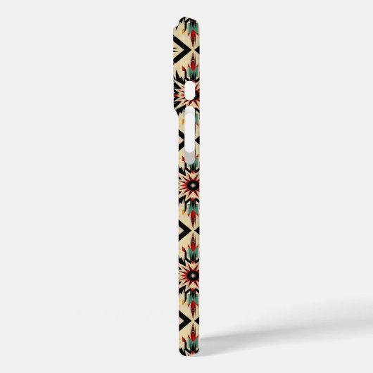 Western tiled pattern lovers Case-Mate iPhoneケース (裏面 / 左)