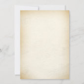 Western Time 素朴 Capsuleノートメッセージカード 招待状 (裏面)